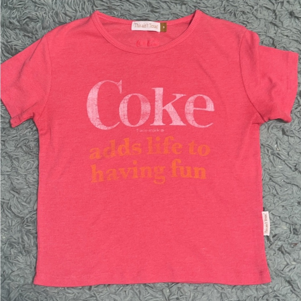 NWOT Women’s Coke Baby Tee